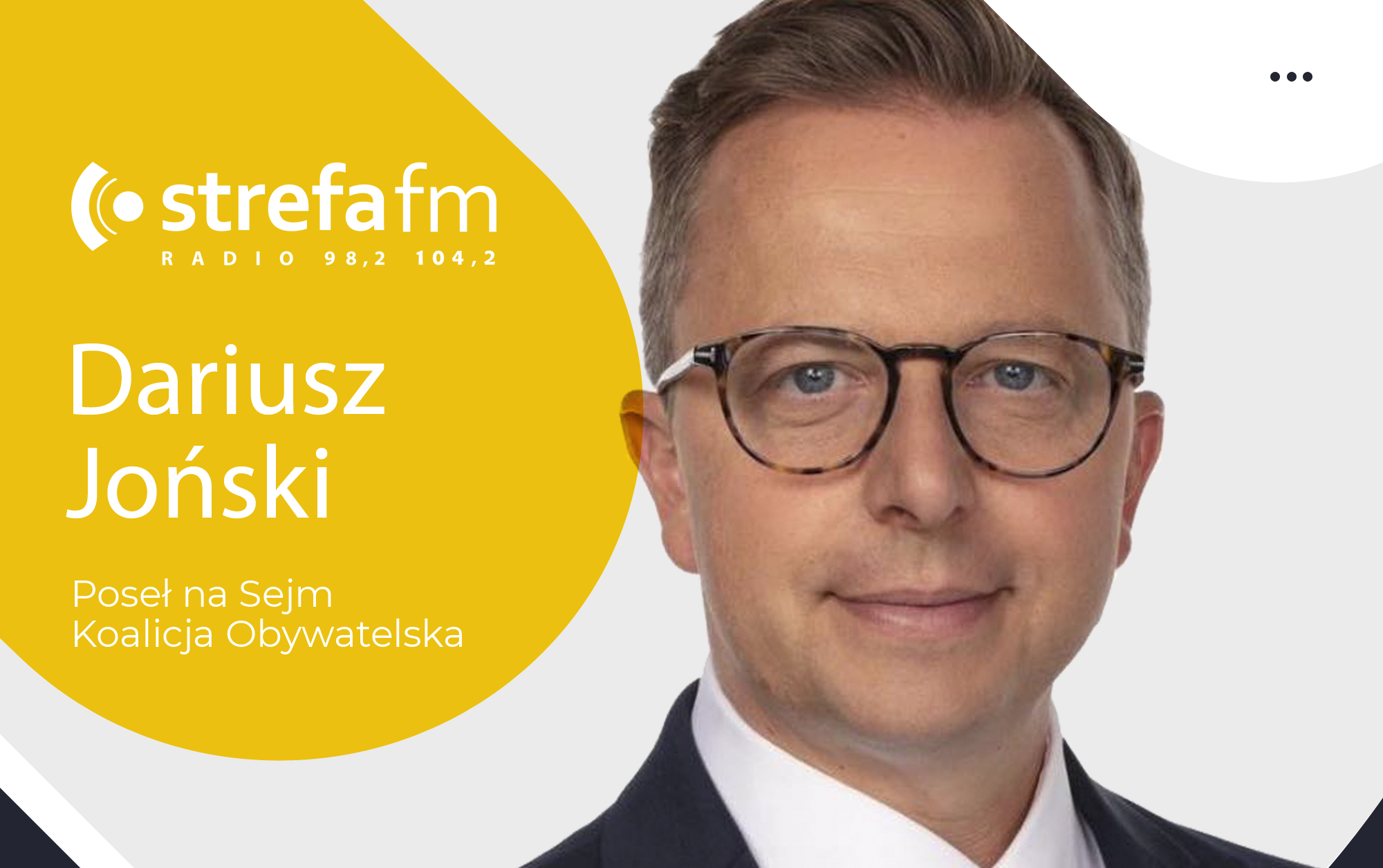 Dariusz Joński - poseł na sejm KO
