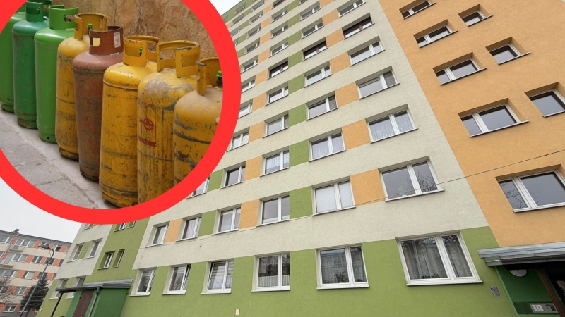Horror mieszkańców wieżowca przy Belzackiej 64. Butle z gazem w bloku mieszkalnym 