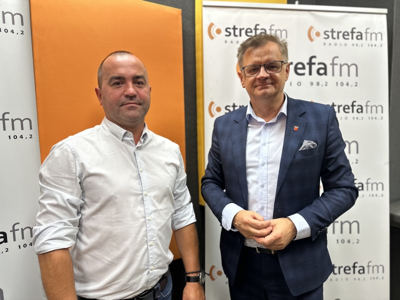 Dariusz Magacz - Wójt Gminy Moszczenica i Włodzimierz Kaźmierczak - Dyrektor GOKiS