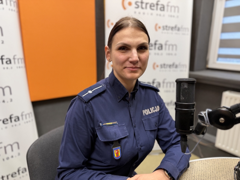 Edyta Daroch - oficer prasowa KMP w Piotrkowie