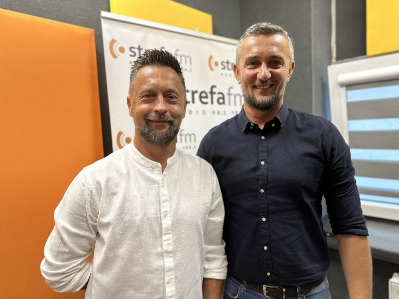 Konrad Sikora i Wojciech Robaszek z OSiRu